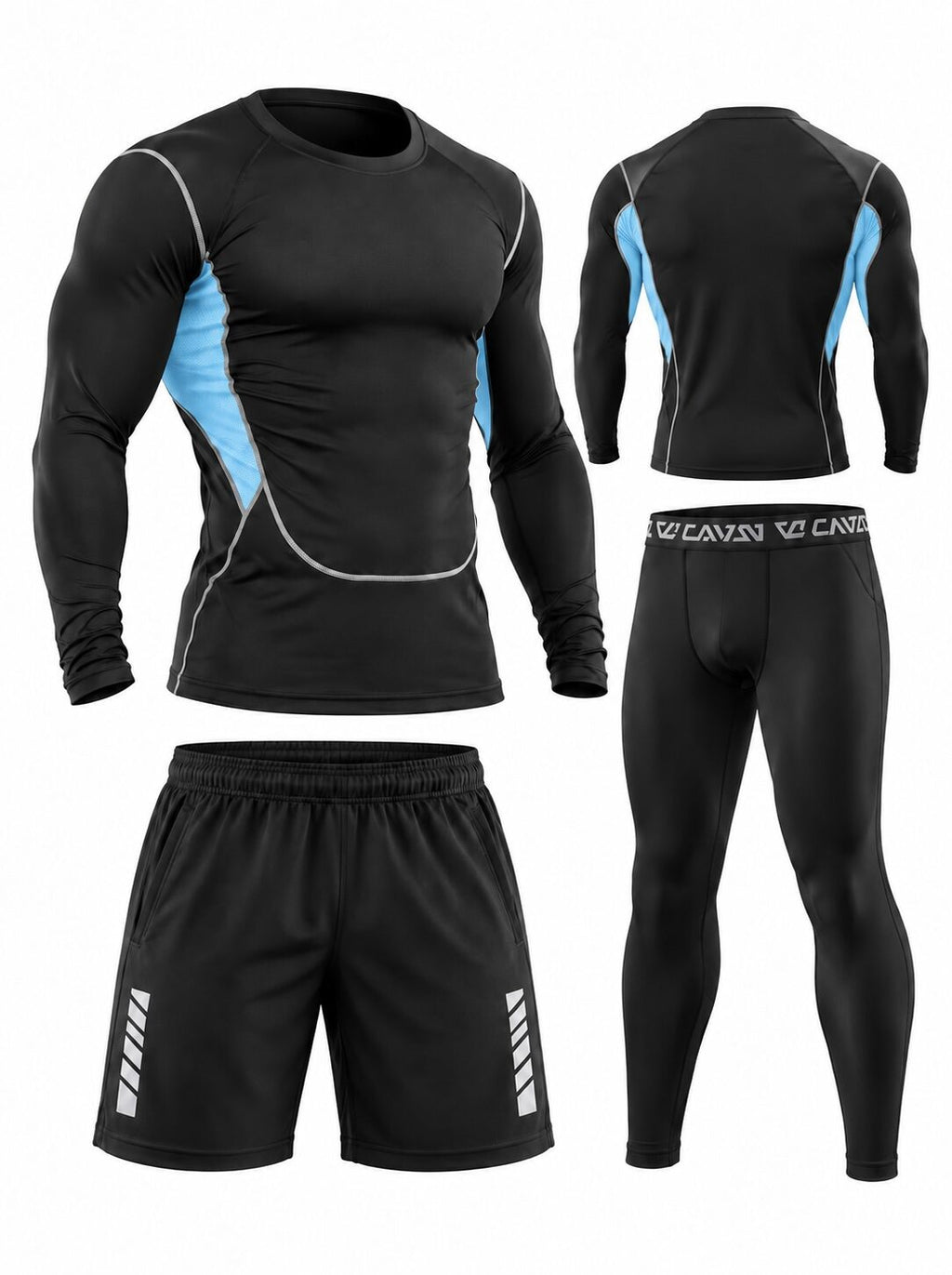 Men's 3-Piece Running & Training Set