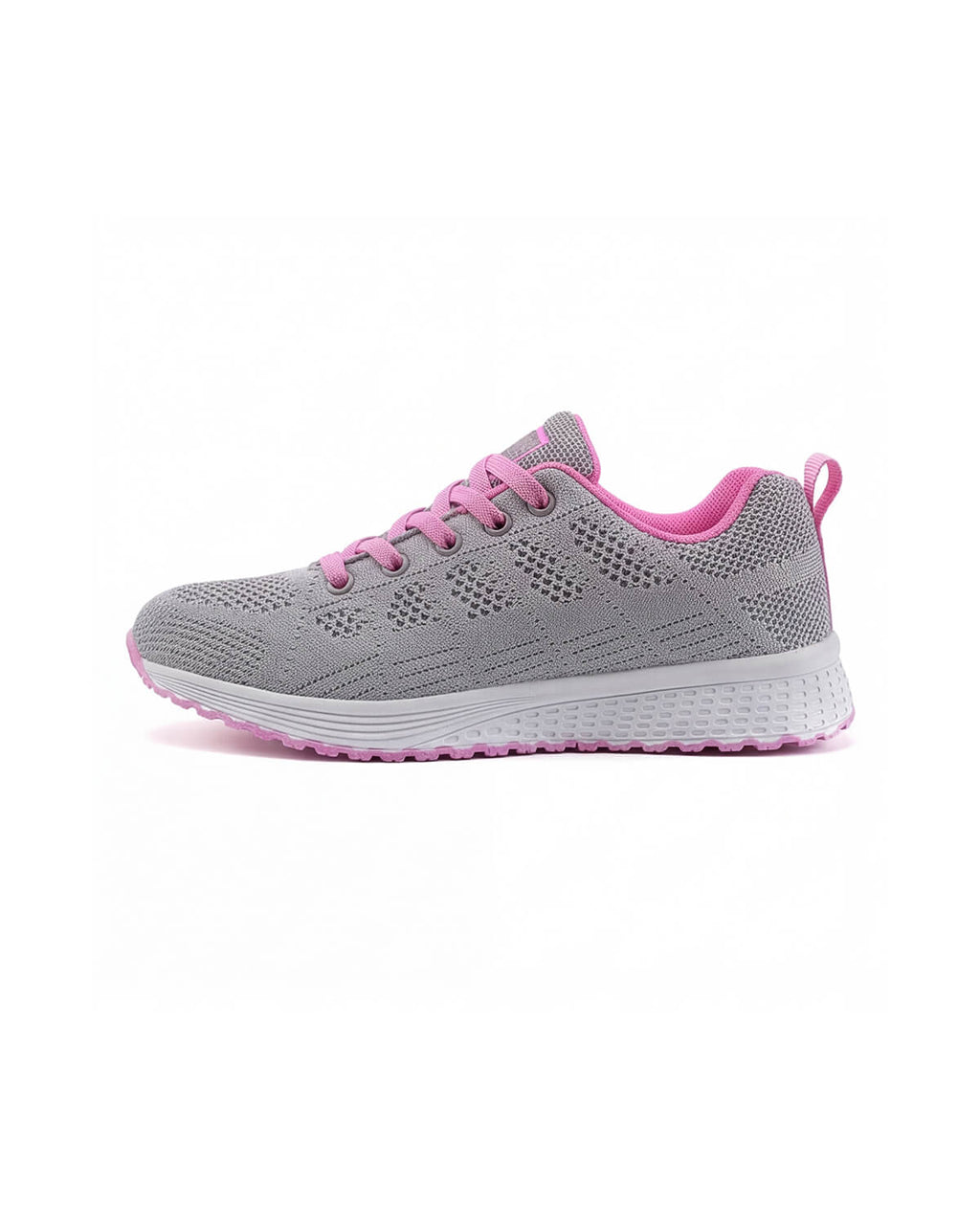 Women’s Lightweight Knit Training Sneakers with Lace-Up Fit