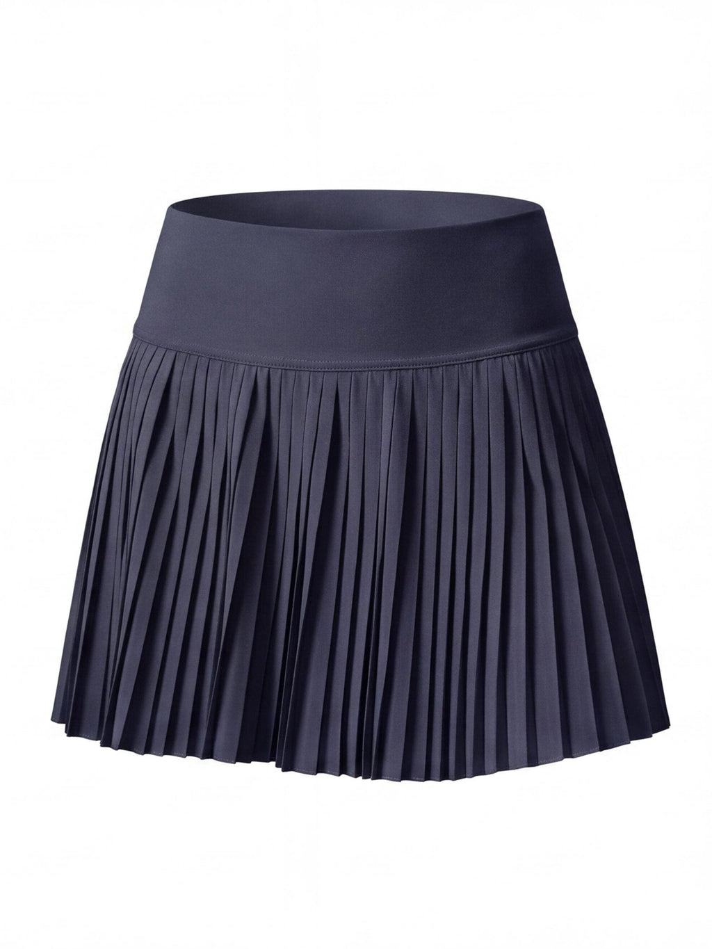 Pleated High-Waisted Skort with Built-In Shorts
